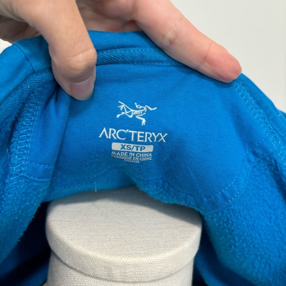 Women’s Arc’teryx Word On End Full Zip Hoodie Sweatshirt Blue Size XS - Picture 12 of 14